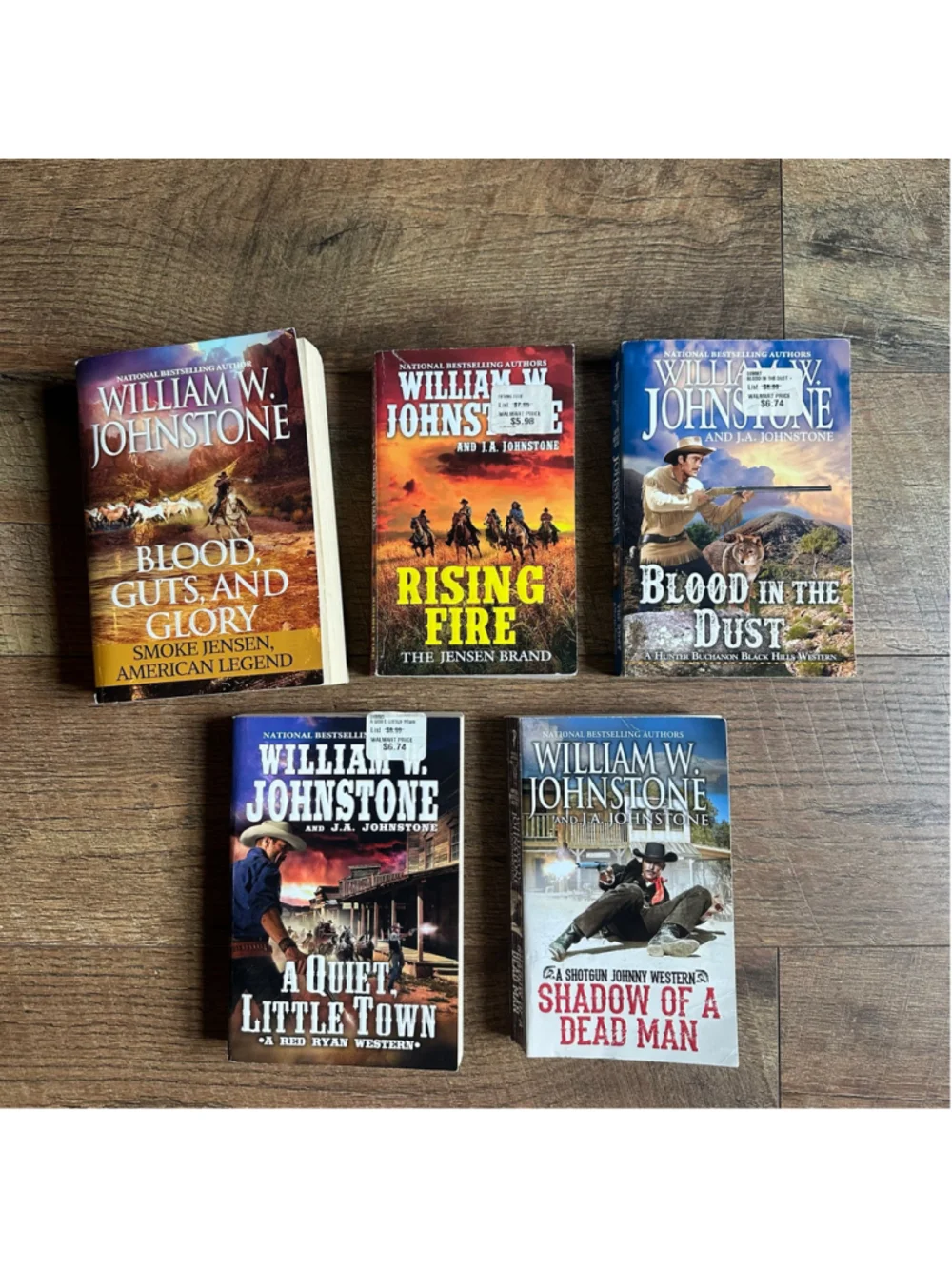 William W. Johnstone Western Paperback Book Collection - 5 Books